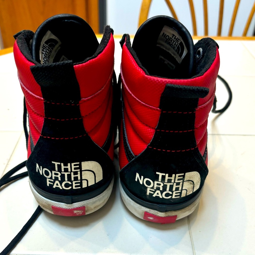 Vans and North Face collab. High tops, size 11.5